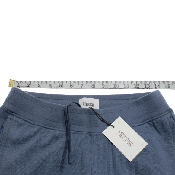 Orchard & Broome NWT Canal Joggers / Sweatpants Size S in Blue Cotton Blend